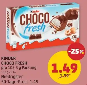 PENNY Kinder choco fresh Angebot