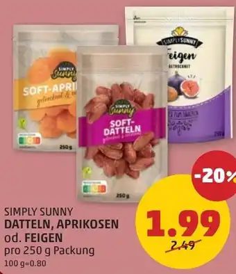 PENNY Simple sunny datteln, aprikosen od. feigen Angebot