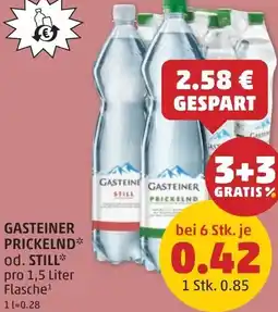 PENNY Gasteiner prickelnd od. still Angebot