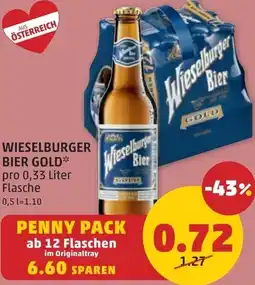 PENNY Wieselburger bier gold Angebot