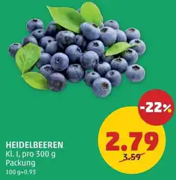 PENNY Heidelbeeren Angebot