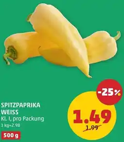 PENNY Spitzpaprika weiss Angebot