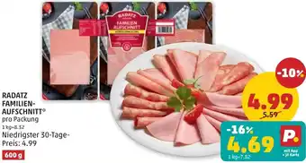 PENNY Radatz familien- aufschnitt Angebot
