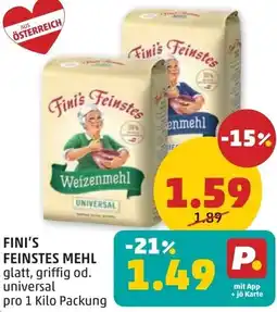 PENNY Fini's feinstes mehl Angebot