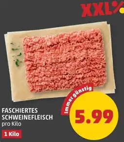 PENNY Faschiertes schweinefleisch Angebot