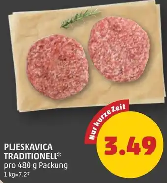 PENNY Pljeskavica traditionell Angebot