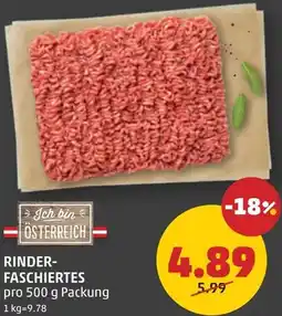 PENNY Rinder- faschiertes Angebot