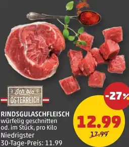 PENNY Rindsgulaschfleisch Angebot