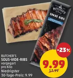 PENNY Butcher's sous-vide-ribs v Angebot