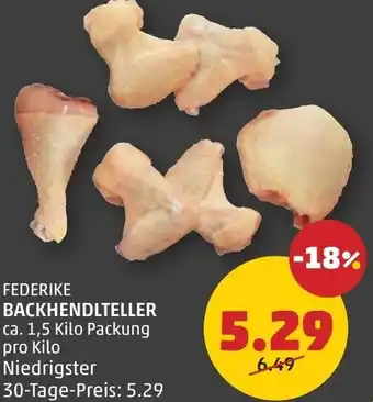 PENNY Federike backhendlteller Angebot