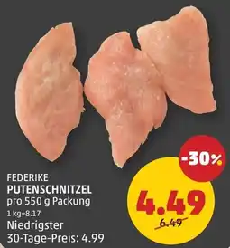 PENNY Federike putenschnitzel Angebot