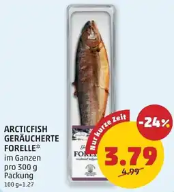 PENNY Arcticfish geräucherte forelle Angebot