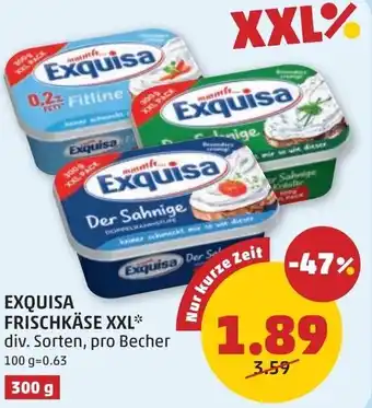 PENNY Exquisa frischkäse xxl Angebot
