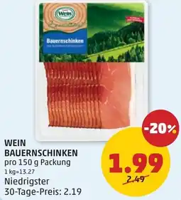 PENNY Wein bauernschinken Angebot
