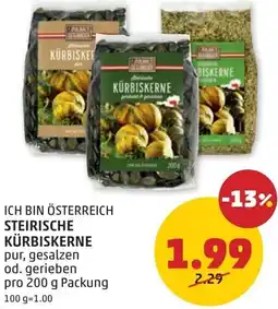 PENNY Ich bin österreich steirische kürbiskerne Angebot