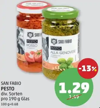 PENNY San fabio pesto Angebot