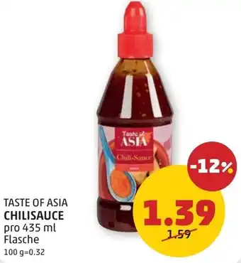 PENNY Taste of asia chilisauce Angebot