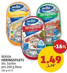PENNY BERIDA Heringsfilets Angebot