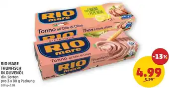 PENNY Rio mare thunfisch in olivenöl Angebot