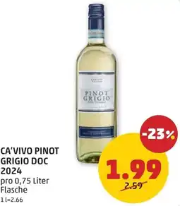PENNY Ca'vivo pinot grigio doc Angebot