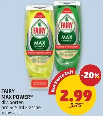 PENNY Fairy max power Angebot