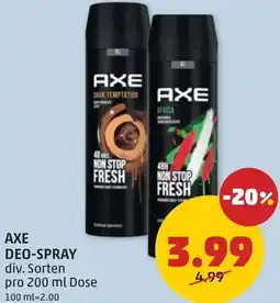 PENNY Axe deo-spray Angebot
