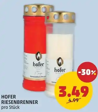PENNY Hofer riesenbrenner Angebot