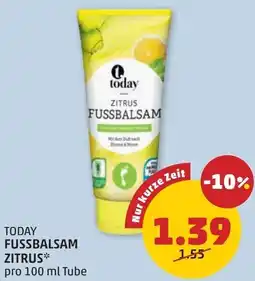 PENNY Today fussbalsam zitrus Angebot