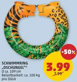 PENNY Schwimmring dschungel Angebot