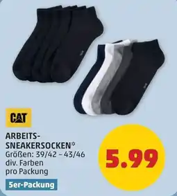 PENNY CAT ARBEITS SNEAKERSOCKEN Angebot