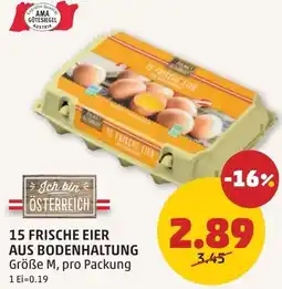 PENNY 15 frische eier aus bodenhaltung Angebot