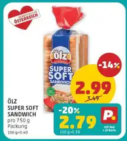 PENNY Ölz Super Soft Sandwich Angebot