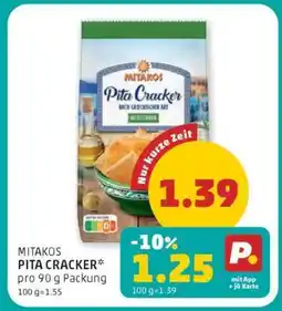 PENNY MITAKOS PITA CRACKER Angebot