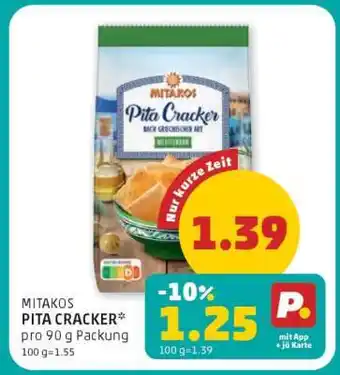 PENNY MITAKOS PITA CRACKER Angebot
