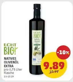PENNY ECHT BIO! NATIVES OLIVENÖL EXTRA Angebot