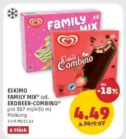 PENNY ESKIMO FAMILY MIX* od. ERDBEER-COMBINO Angebot