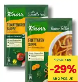 MPreis Knorr Kaiser Teller-Suppen Angebot