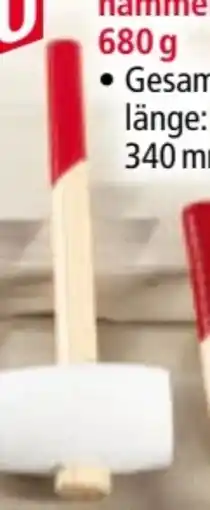Norma Kraft Werkzeuge Gummihammer Eschenholz Angebot