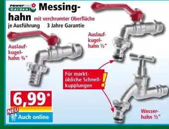 Norma Powertec Garden Messinghahn Angebot