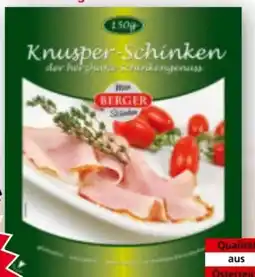 Norma Berger Knusperschinken Angebot