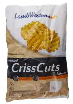 Transgourmet Lamb Weston Seasoned Crisscuts Skin on Angebot