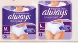 Müller Always Discreet Inkontinenz Höschen Angebot