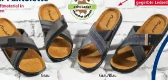 Norma Camprella Herren Bequem Pantolette Angebot