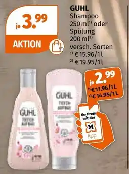 Müller Guhl shampoo Angebot