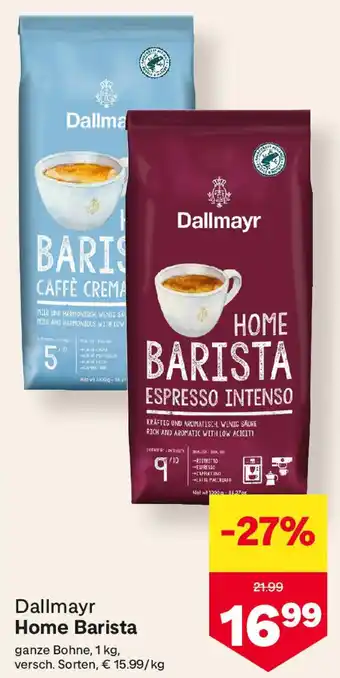MPreis Dallmayr Home Barista Angebot