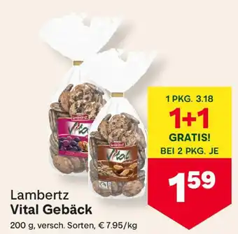 MPreis Lambertz Vital Gebäck Angebot