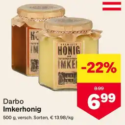 MPreis Darbo Imkerhonig Angebot