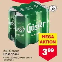 MPreis Gösser Dosenpack Angebot