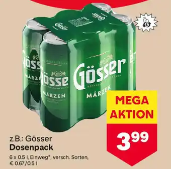 MPreis Gösser Dosenpack Angebot