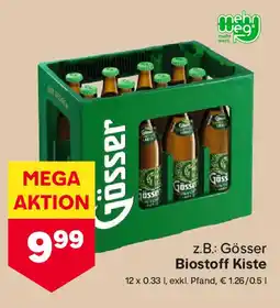 MPreis Gösser Biostoff Kiste Angebot
